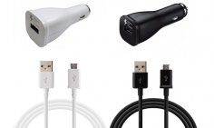 Samsung Fast Charging Car Charger with Micro USB Cable | Groupon