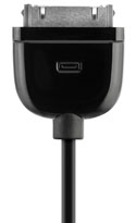Car Charger with 30-Pin to USB Cable for iPhone