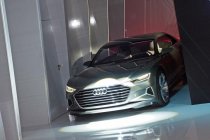 The Audi Prologue at CES is fitted with a hybrid powertrain.