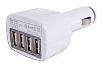 4 Port USB Car Charger