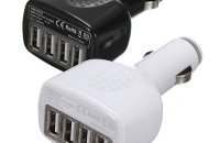 4 Port USB Car Charger Adapter