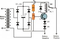 Car battery charger circuit